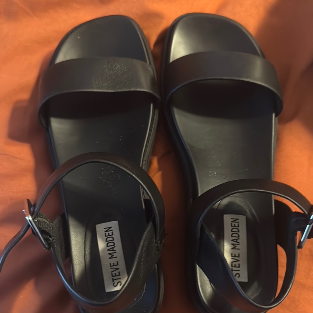 Steve Madden Black Women's Sandals